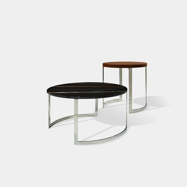 TABLE D'APPOINT MOON EN MÉTAL